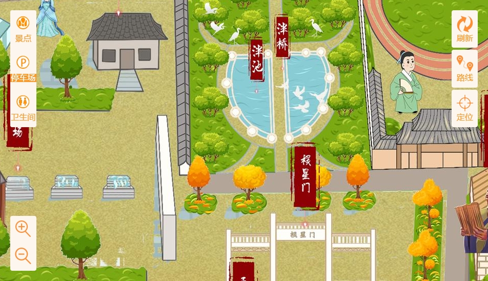 桂东手绘地图景区语音讲解导览系统：智慧景区建设的基石